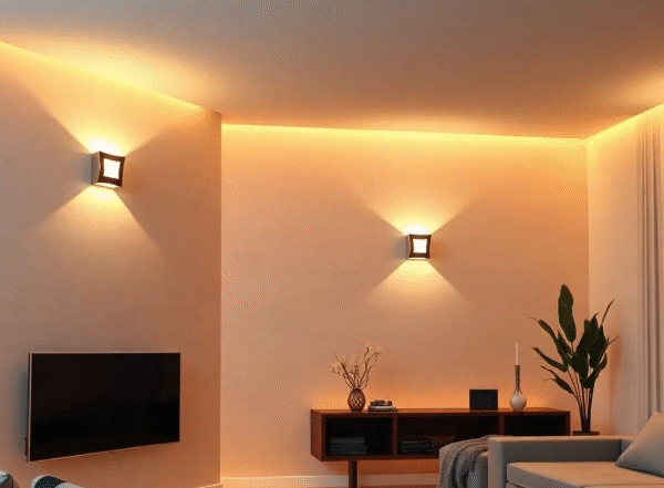 Antique Gold Ceiling Lights and Switched Wall Lights: Elegant Pairings for a Classic Home