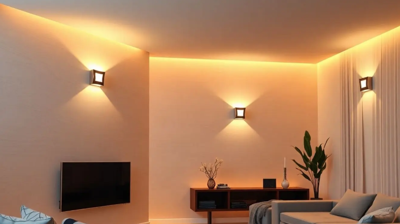 Antique Gold Ceiling Lights and Switched Wall Lights: Elegant Pairings for a Classic Home