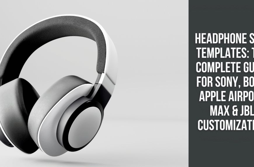 Headphone Skin Templates: The Complete Guide for Sony, Bose, Apple AirPods Max & JBL Customization