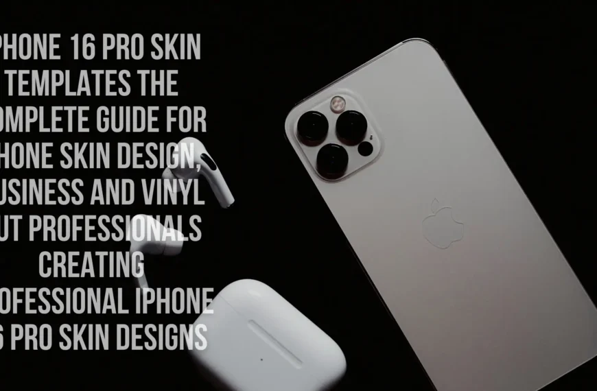 iPhone 16 Pro Skin Templates The Complete Guide for phone Skin Design, Business and Vinyl Cut Professionals Creating Professional iPhone 16 Pro Skin Designs